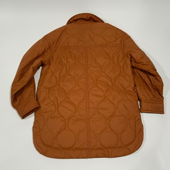 Madewell Quilted Jacket in Rust Brown XS - Picture 9 of 9